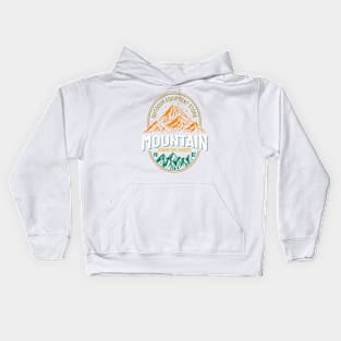 vintage mountain 1987 Kids Hoodie